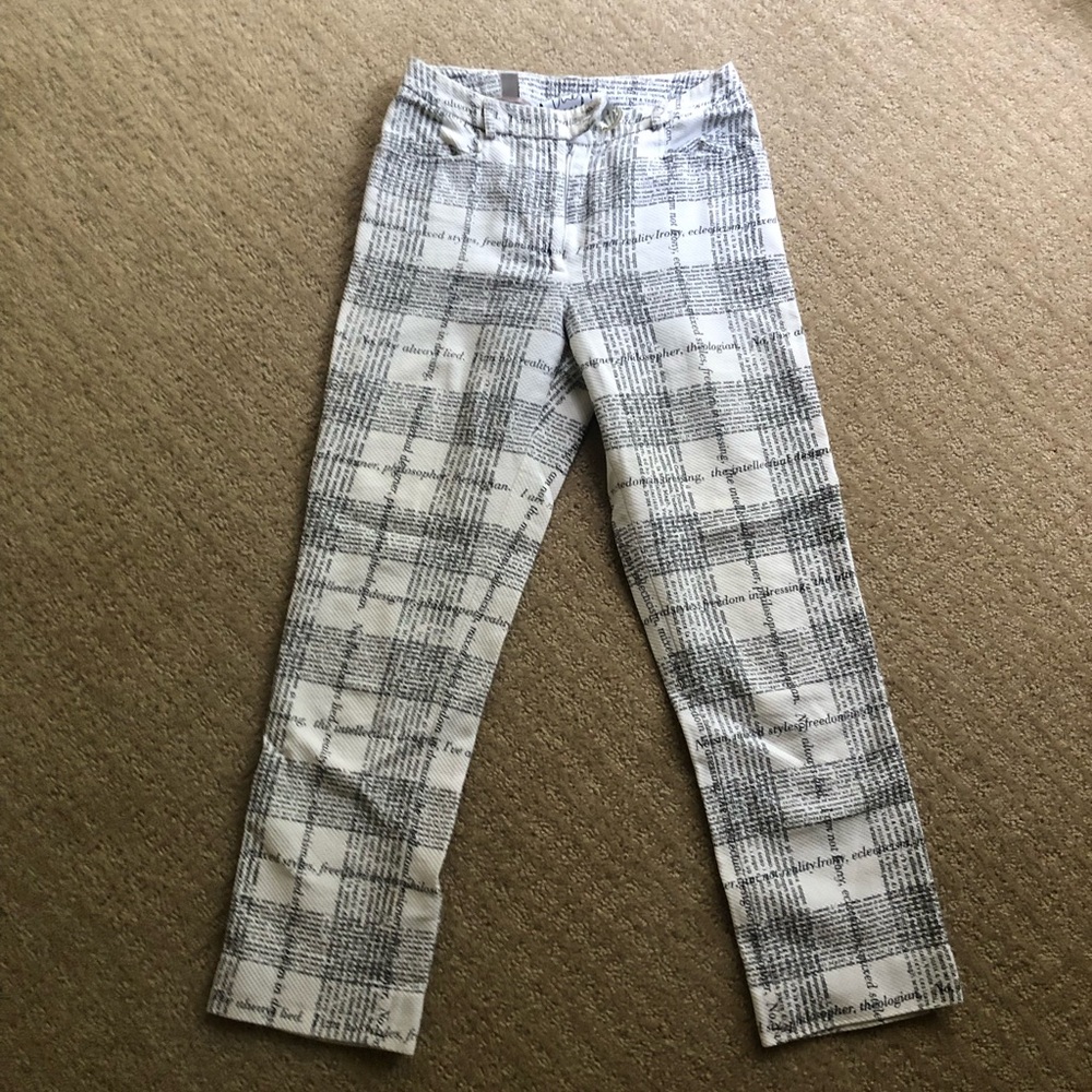 Moschino newsprint pants/trousers - 6